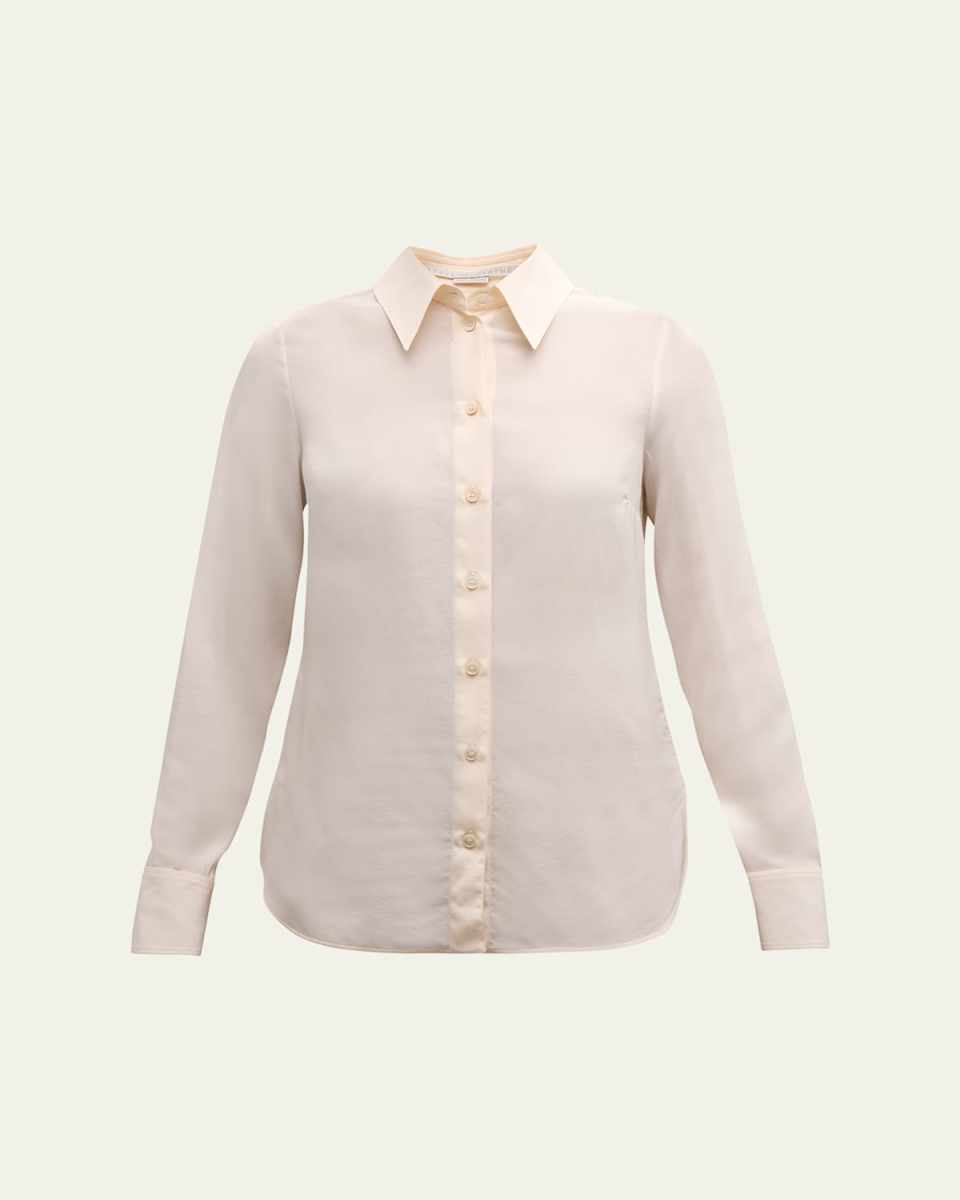 Button Down Silk Top